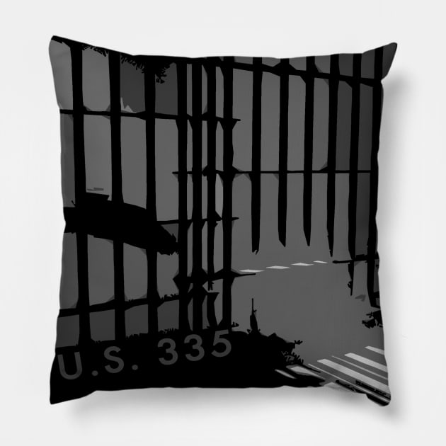 Prison Bars Pillow by ericamhf86