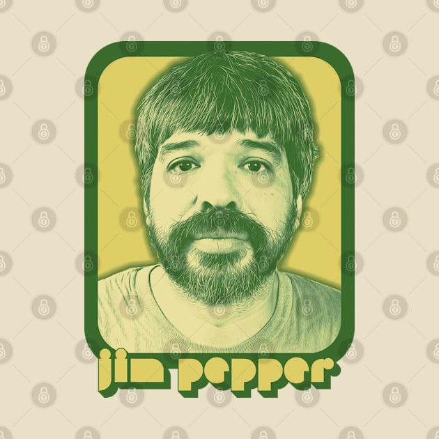 Jim Pepper \//\ 70s Retro Style Fan Art Design by DankFutura