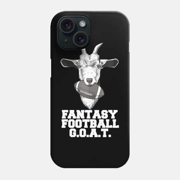 Fantasy Football GOAT funny fantasy football Champion GOAT Phone Case by mccloysitarh