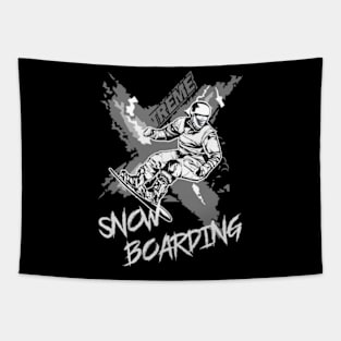 Xtreme Snowboarding Tapestry