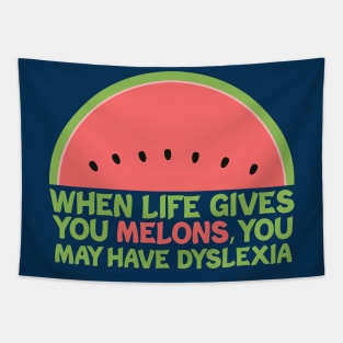 Dyslexia Humor Tapestry