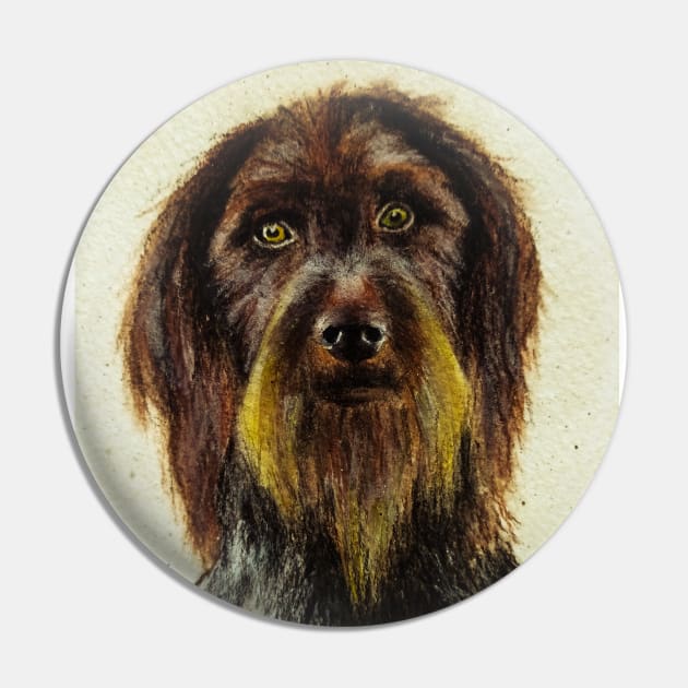 Scruffy Dog Pin by Indicative of Hannah