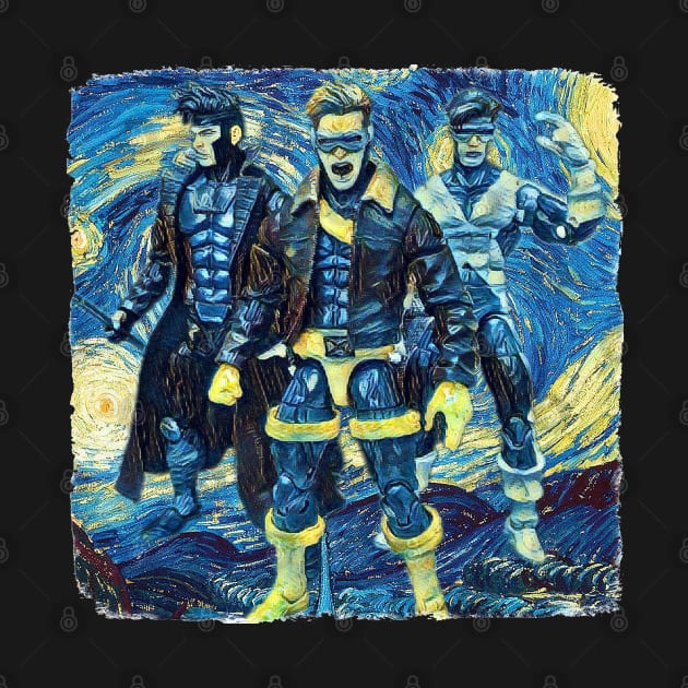 The Mutants Van Gogh Style by todos