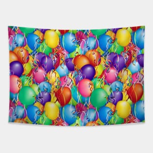 Birthday Balloon Pattern Tapestry