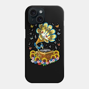 Sunflower Gramophone Phone Case