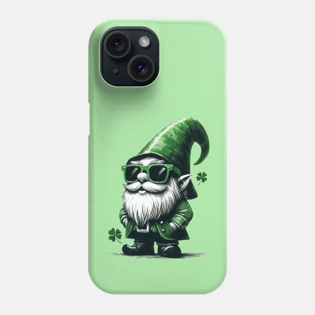 Green Gnome Phone Case by KarmicKal