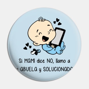 Si mami dice no, llamo a la abuela y solucionado. Pin