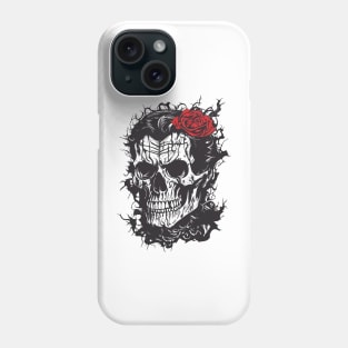 Skull Rose of Death Phone Case