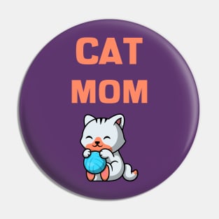 Cat Mom Gift Pin