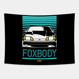 Foxbody Ford Mustang GT Retro Tapestry