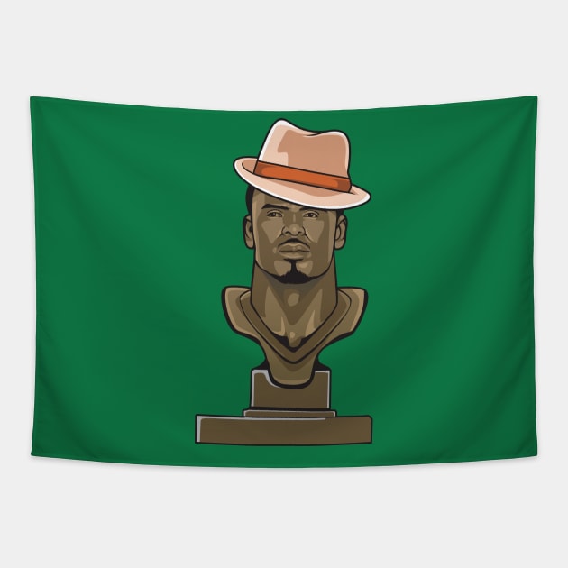 The Dawk HOF Bust Shirt Tapestry by Tailgate Team Tees