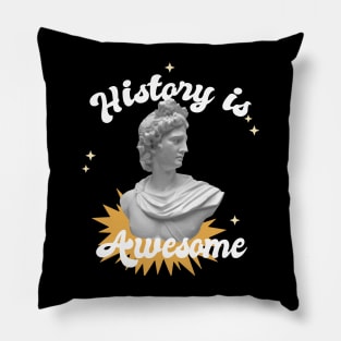 History is awesome Pillow