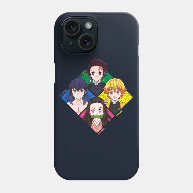 Kamaboko Squad Phone Case by TeeTowArt