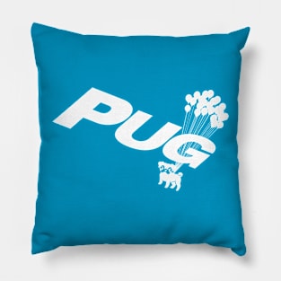 Balloon Pug Cute Pillow