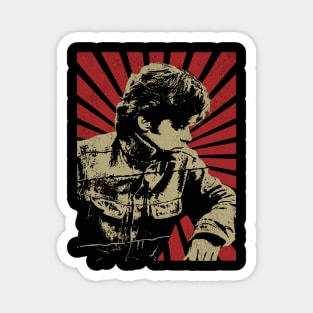 John Mellencamp Vintage Retro Magnet