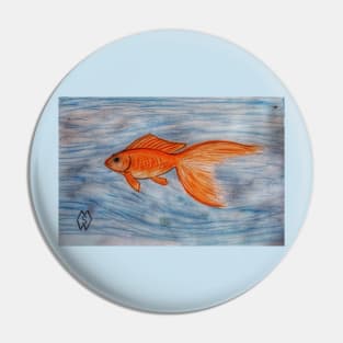 Fancy Goldfish Study Pin