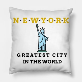 Hamilton New York Greatest City Pillow