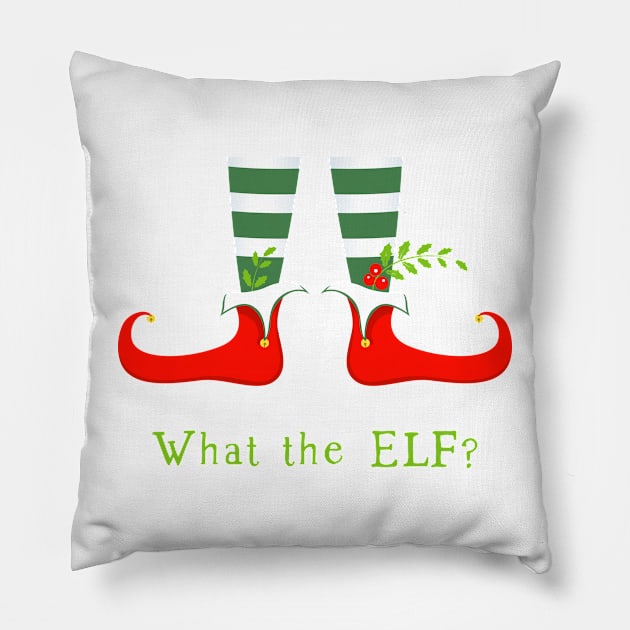 What the elf? Pillow by SWON Design