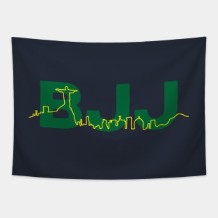 BJJ - Rio de Janeiro Skyline Tapestry