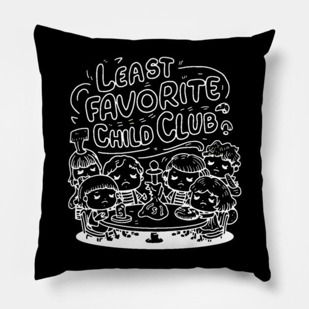 Least favorite child club Pillow by Qrstore