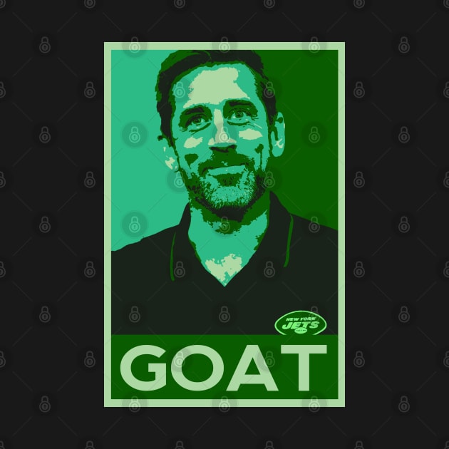 Aaron Rodgers GOAT by RitterArtNY