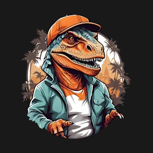 dino t-rex camping T-Shirt