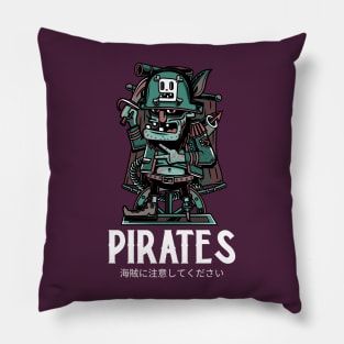 Eccentric Pirate, Urban Style Pillow