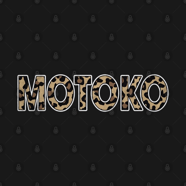 Awesome Proud Name Motoko Pattern Retro Anime by Amir Dorsman Tribal