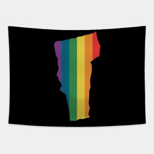 Vermont State Rainbow Tapestry