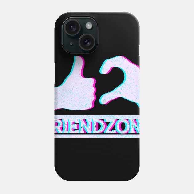 Friend Zone Anaglyph Phone Case by BestsellerTeeShirts