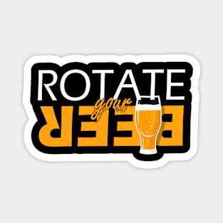 Rotate your beer Magnet