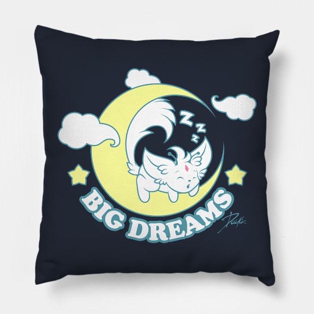 Galactics - Big Dreams Pillow by tcksart