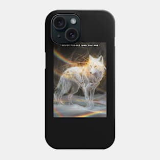 Wolf “Never forget who you are” Phone Case