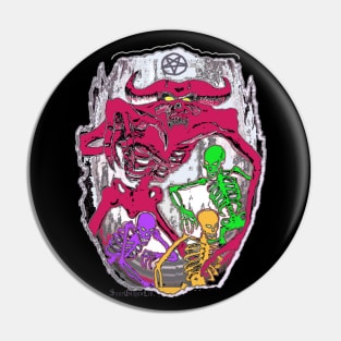 "Flaming Gate" Pin