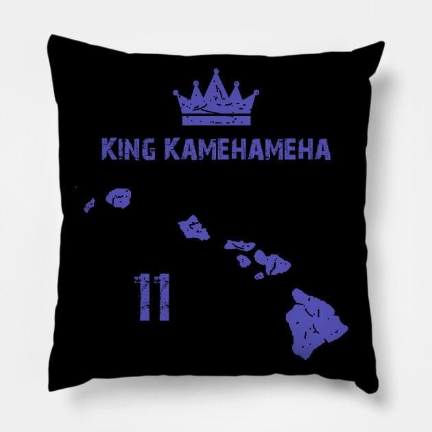 King Kamehameha I Day Pillow by SaraJon2032