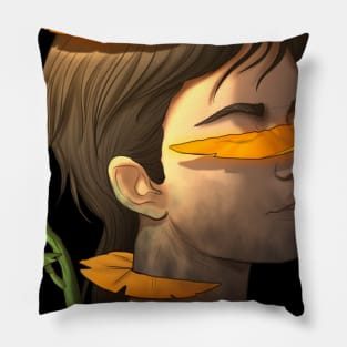 Mushroom girl 2 Pillow