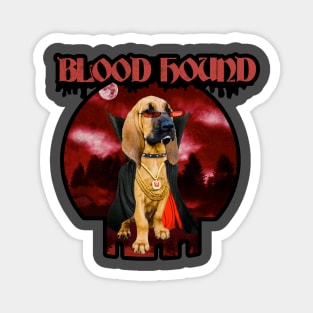 Halloween Dog Vampire Blood Hound Magnet