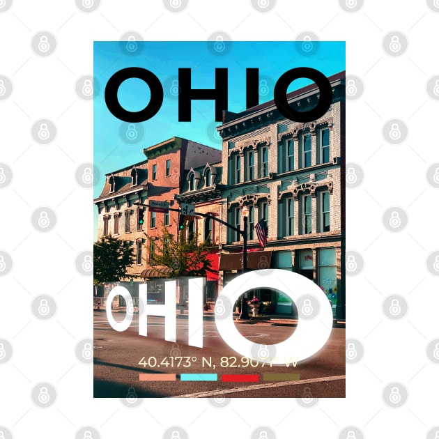 Ohio Travel Poster by mardavemardave