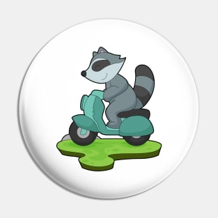 Racoon Motorcycle Pin
