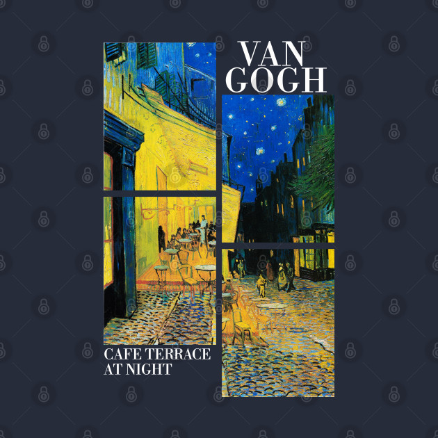 Cafe terrace at night by Vincent Van Gogh T-Shirts