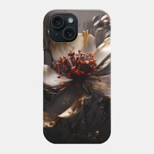 Fluid Blossom Art 3D Digital Art Phone Case