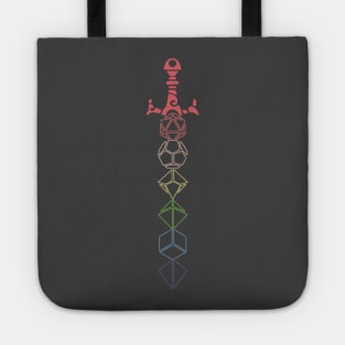 Rainbow Dice Sword Tote