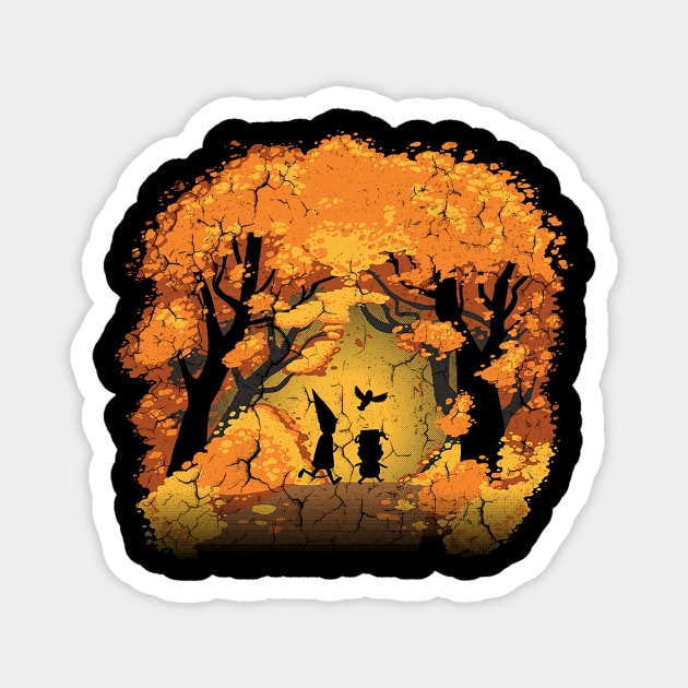 friends over the garden wall Magnet by Solutionoriginal