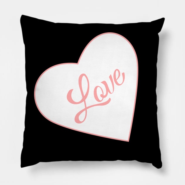 Loving Heart Pillow by traditionation