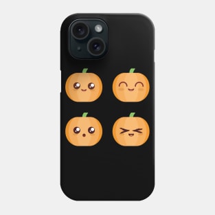 Happy Pumpkin Halloween Expressions Phone Case