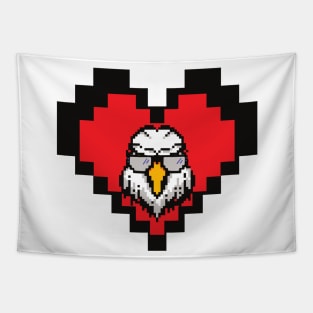 Pixel eagle Tapestry