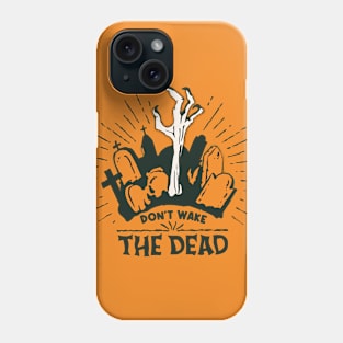 Creepy Halloween Zombie Graveyard // Don't Wake the Dead Phone Case