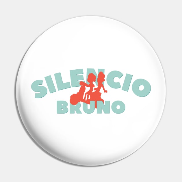 Silencio Bruno (Red) Pin by splode