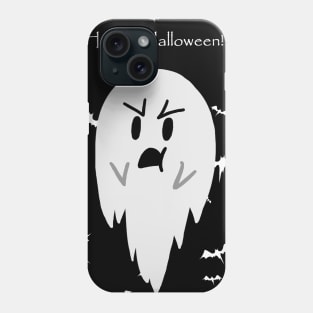 "Happy Halloween" Ghost Pout Phone Case