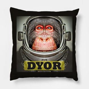 Funny Monkey Astronaut Apes Animal memes Pillow